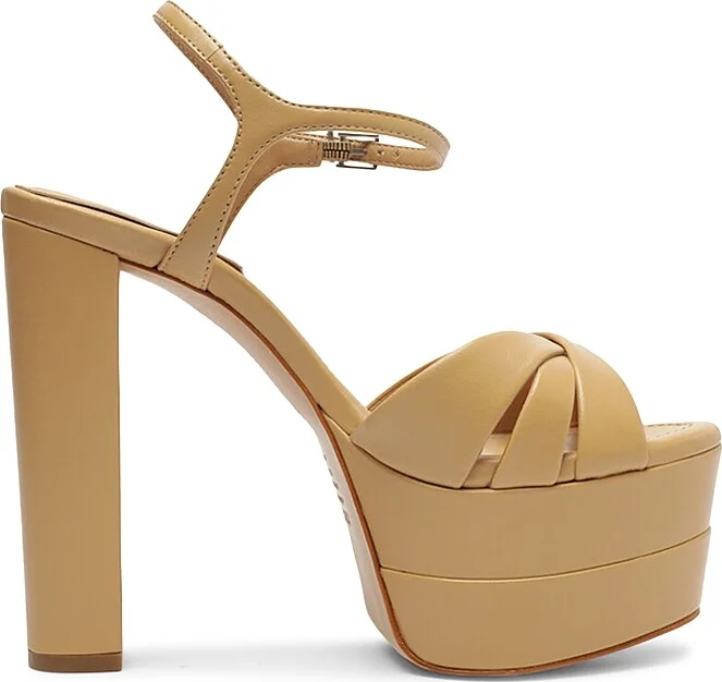 Schutz Women's Keefa Ankle Strap Platform High Heel Sandals