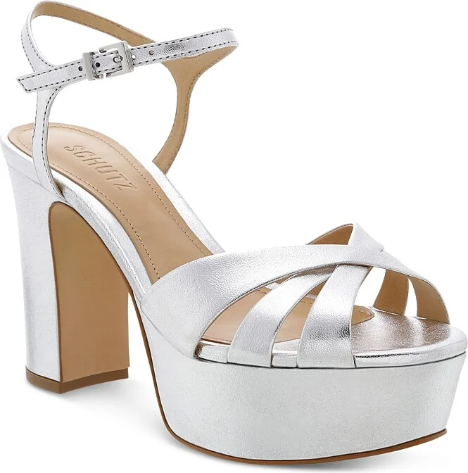 Schutz Women's Keefa High-Heel Platform Sandals