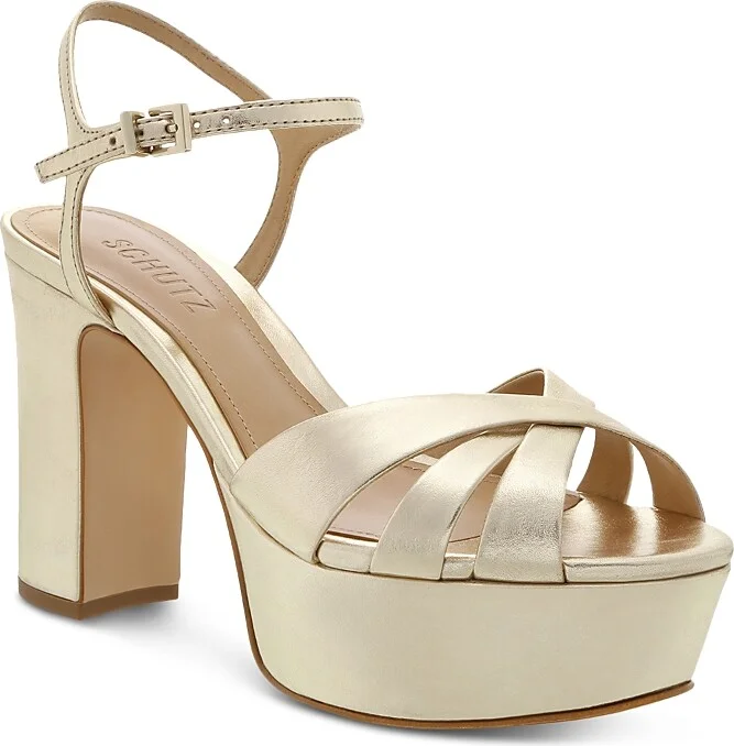 Schutz Women's Keefa High-Heel Platform Sandals