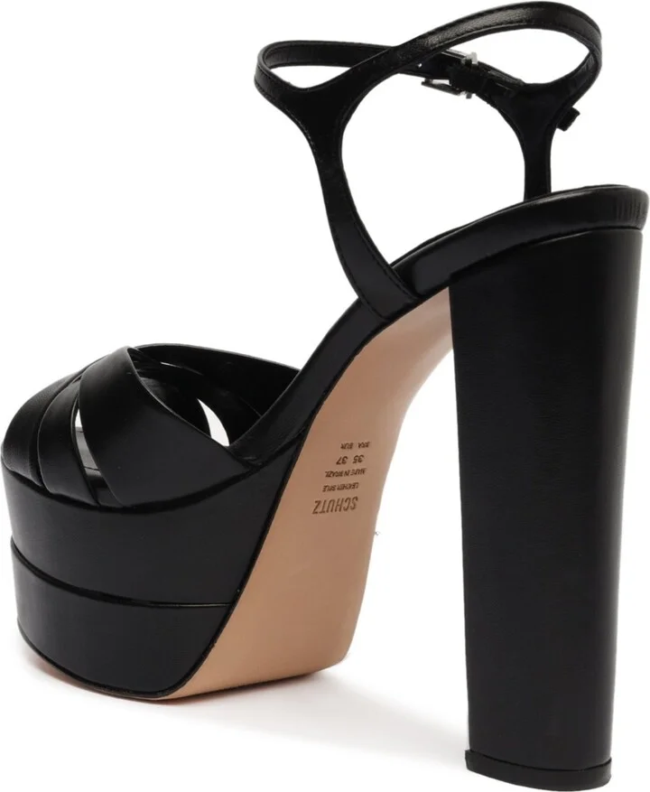 Schutz Women's Keefa High Platform Sandals - Image 3