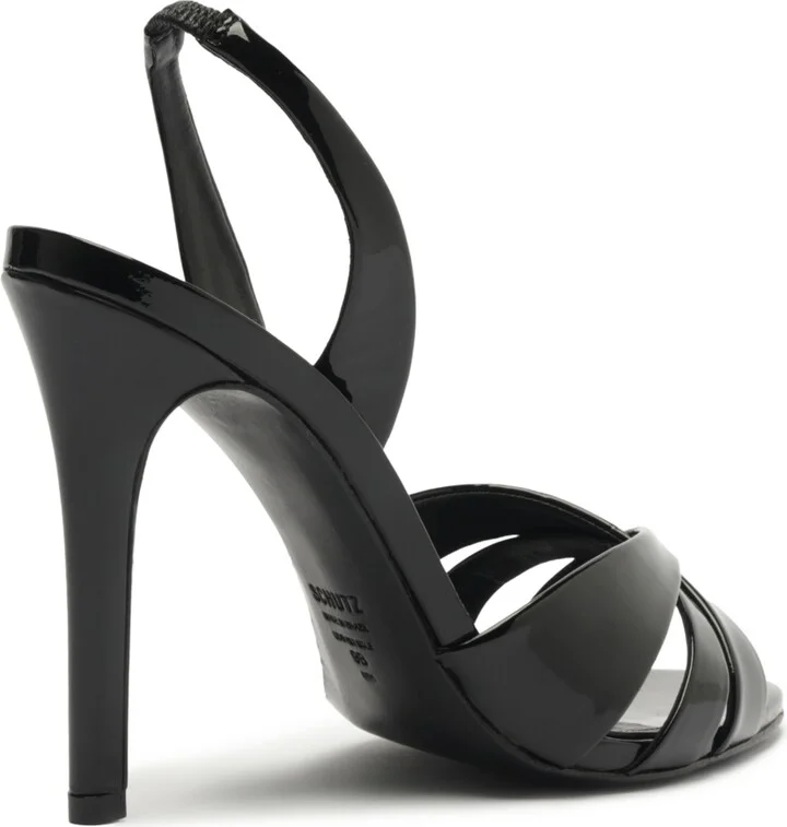 Schutz Women's Keefa Sling Leather Sandals - Image 6