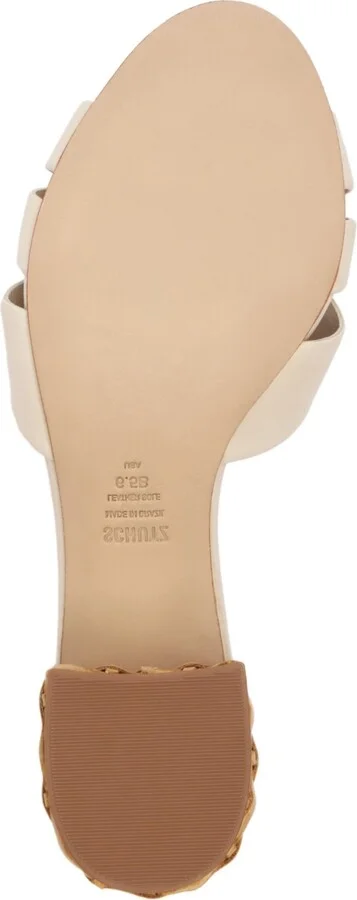 Schutz Women's Keefa Straw Slip-On Mules - Image 10
