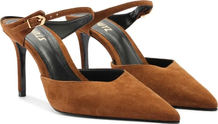 Schutz Women's Laura Mule High Stiletto Pumps - Image 6