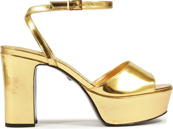 Schutz Women's Lenne Round Toe Platform Sandals - Image 2