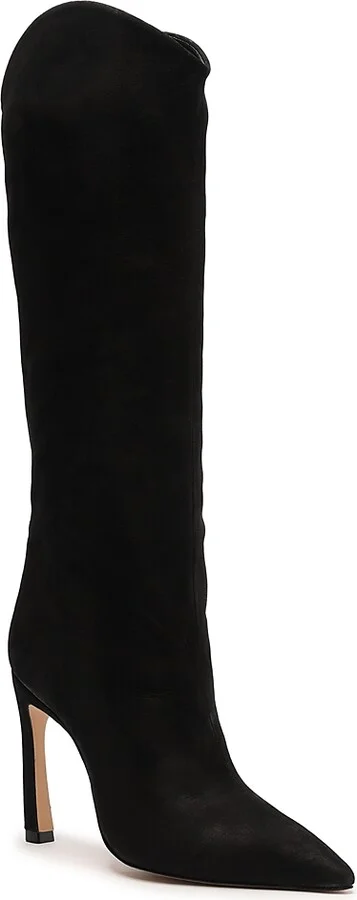 Schutz Women's Maryana Sculpt Pointed Toe High Heel Boots