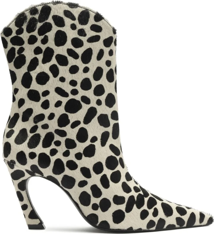 Schutz Women's Maryann Curve Pointy Toe Booties - Image 10