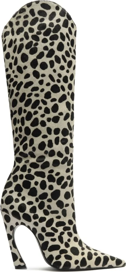 Schutz Women's Maryann Up Curve Pointy Toe Boots - Image 7