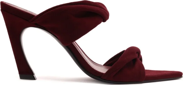 Schutz Women's Meline Twisted Dual-Band Mule Sandals - Image 6