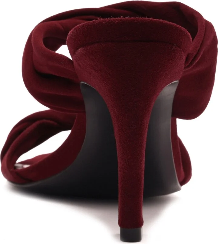 Schutz Women's Meline Twisted Dual-Band Mule Sandals - Image 7