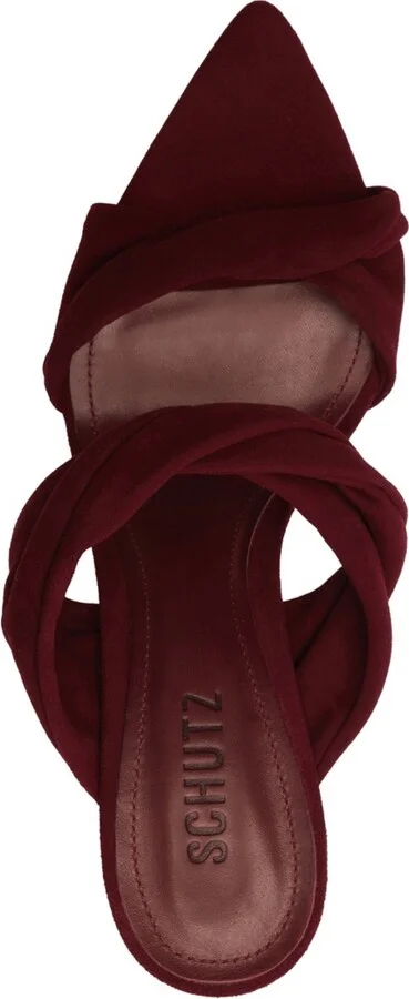 Schutz Women's Meline Twisted Dual-Band Mule Sandals - Image 8