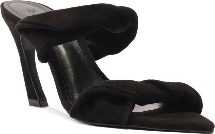 Schutz Women's Meline Twisted Dual-Band Mule Sandals