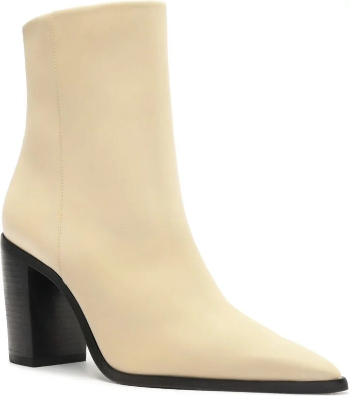 Schutz Women's Mikki Block Pointed Toe Boots