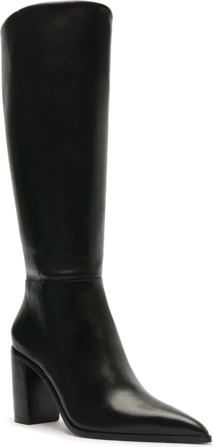Schutz Women's Mikki Up Knee High Block Heel Boots