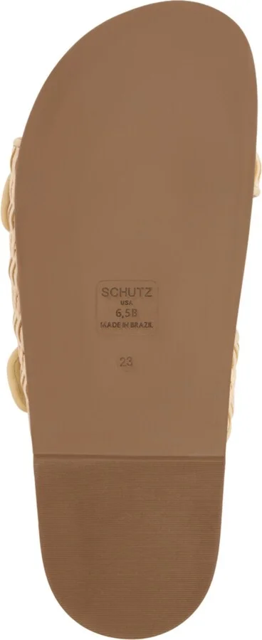 Schutz Women's Naomi Round Toe Flat Sandals - Image 5
