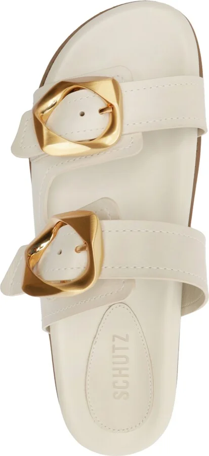 Schutz Women's Olga Sporty Round Toe Flat Sandals - Image 4