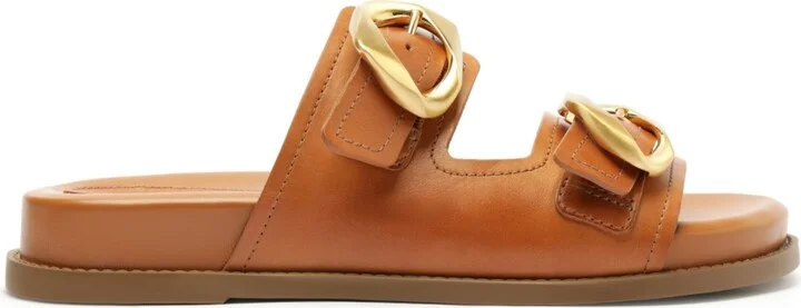 Schutz Women's Olga Sporty Round Toe Flat Sandals - Image 6