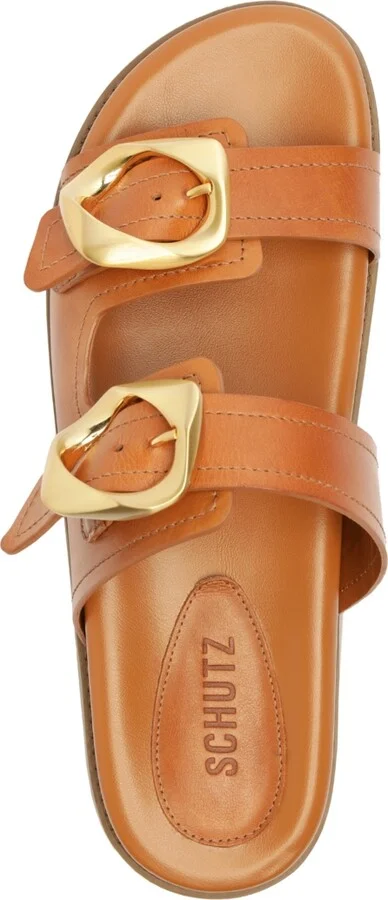Schutz Women's Olga Sporty Round Toe Flat Sandals - Image 8