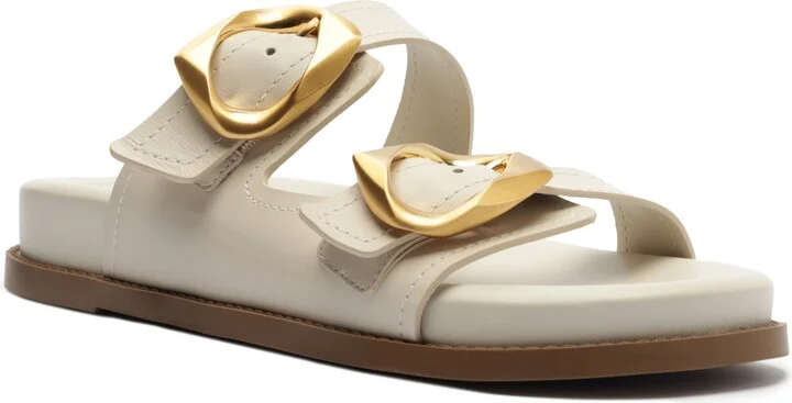 Schutz Women's Olga Sporty Round Toe Flat Sandals