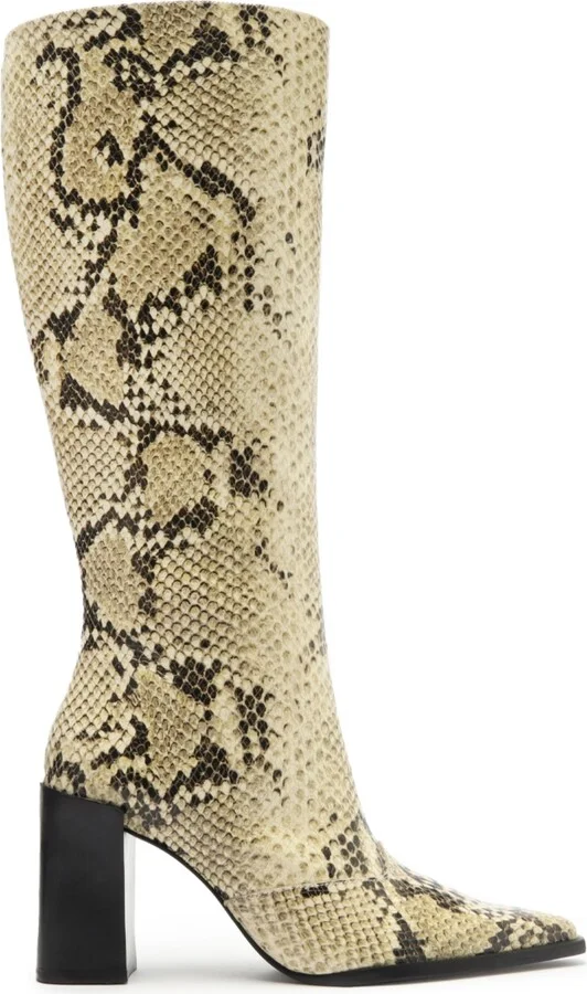Schutz Women's Raffaela Up Knee High Pointed Toe Boots - Image 6