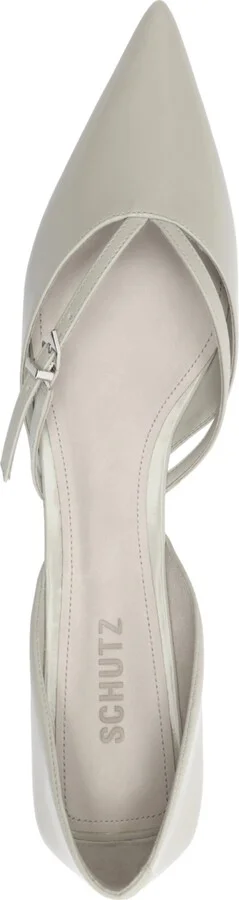 Schutz Women's Rue Buckle Pointed Toe Flats - Image 4