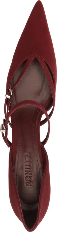 Schutz Women's Rue Mid Heel Buckle Pumps - Image 4