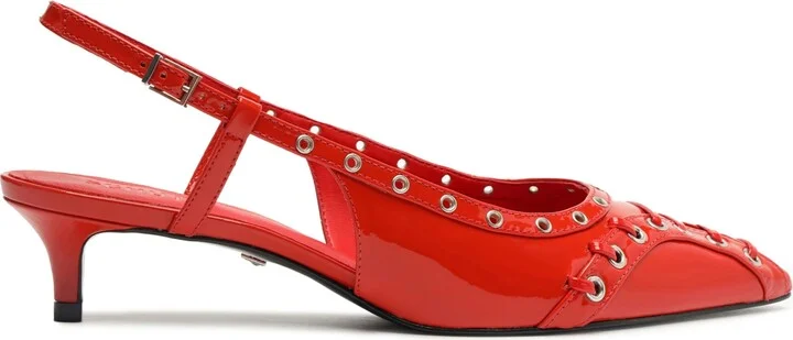 Schutz Women's Ruth Mid-Pointed Toe Pumps - Image 6
