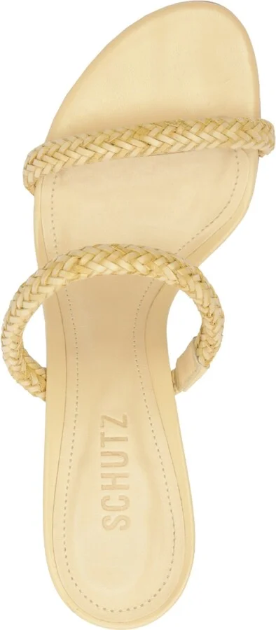 Schutz Women's Taliah Woven Slip-On Dress Sandals - Image 8
