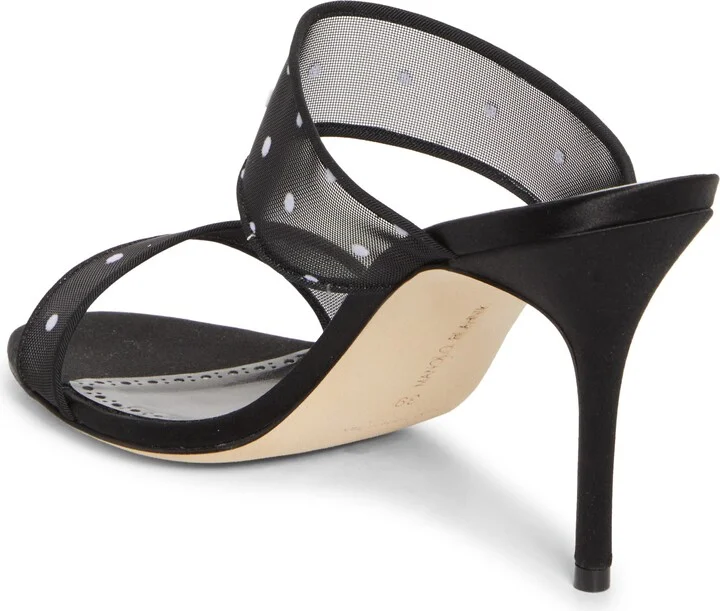 Scoltobi Polka Dot Mesh Sandal - Image 2