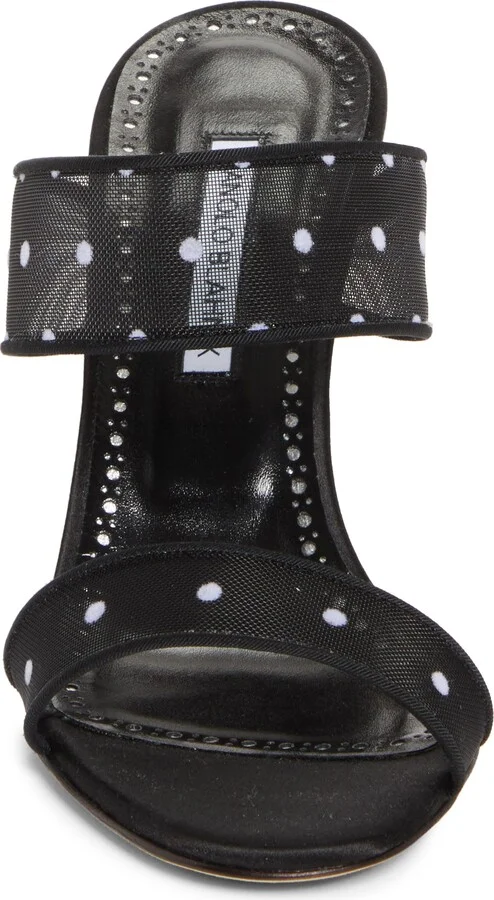 Scoltobi Polka Dot Mesh Sandal - Image 4