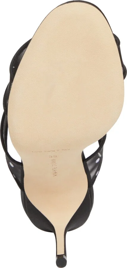 Scoltobi Polka Dot Mesh Sandal - Image 6