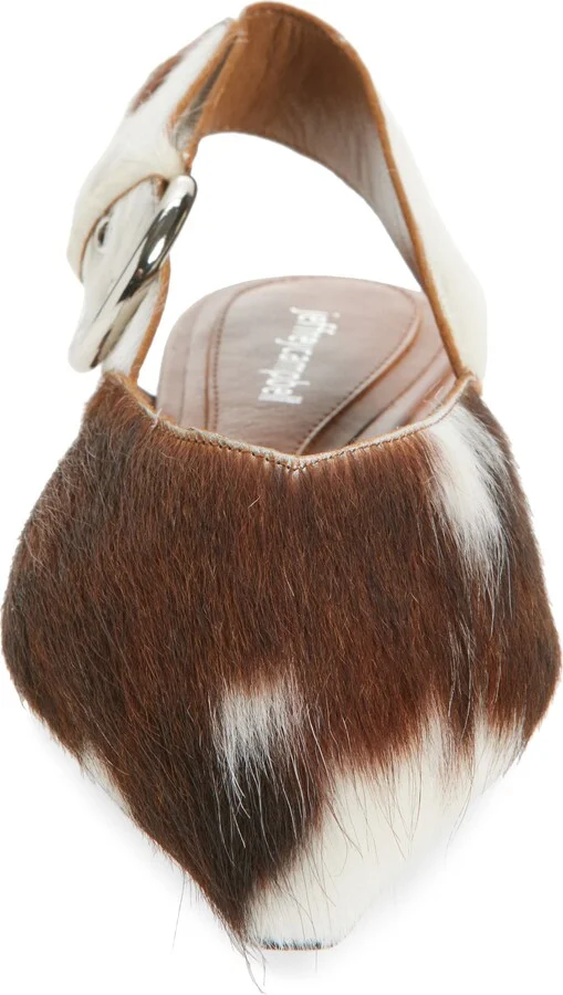 Scone Genuine Calf Hair Slingback Flat - Image 4