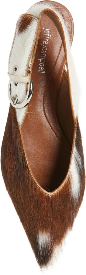 Scone Genuine Calf Hair Slingback Flat - Image 5