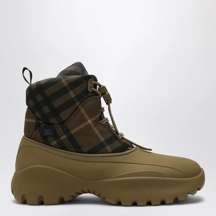 Scoot Trek ankle boot with Check pattern