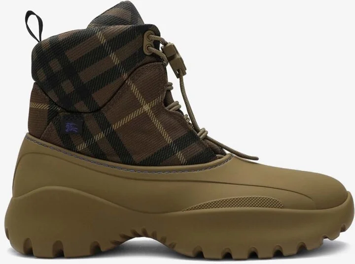 Scoot Trek Checked Ankle Boots