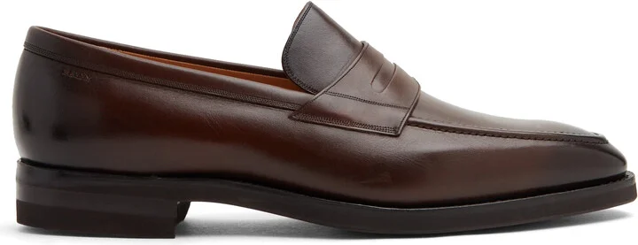 Score 6231394 Men's Mid Brown Calf Leather Loafers