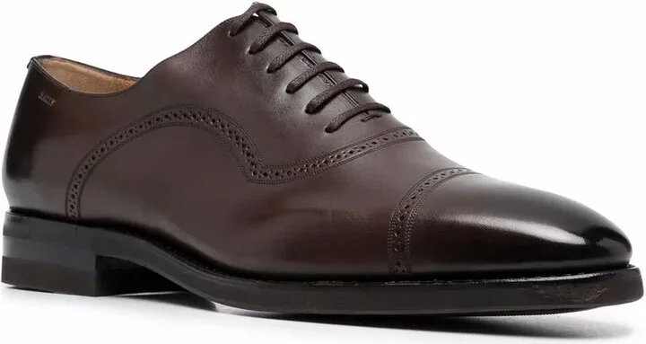 Scotch lace-up leather Oxford shoes - Image 2