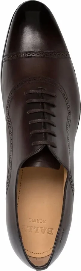 Scotch lace-up leather Oxford shoes - Image 4