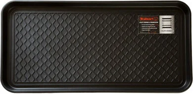 Scotland Outdoor Shoe and Boot Tray - Weather-Resistant Hard Plastic Shoe Mat