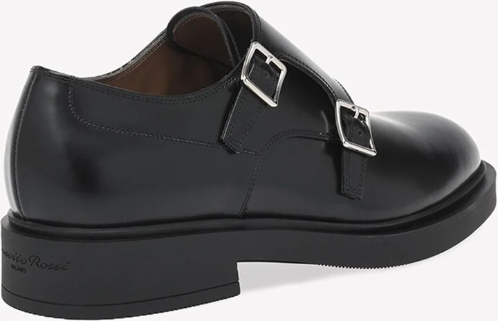 Scott Double Mock Straps Leather Shoes - Image 2