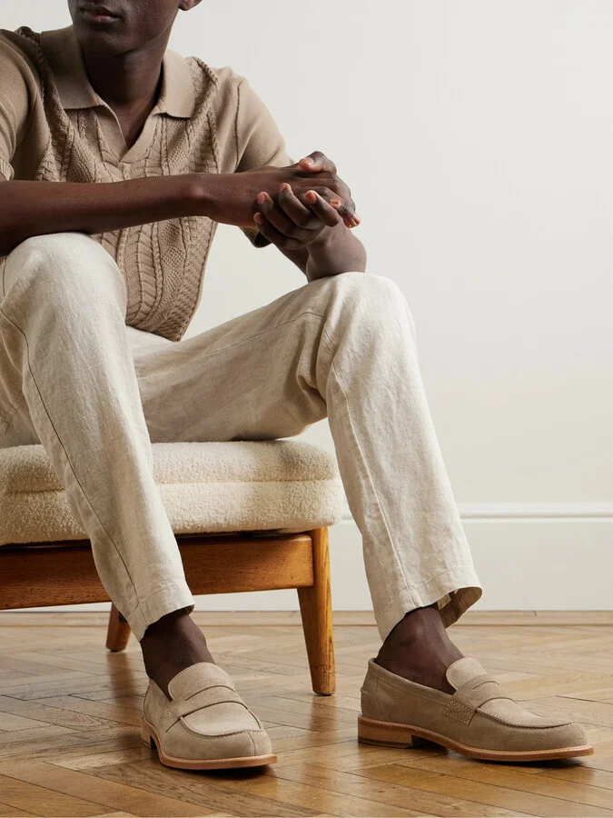 Scott Suede Penny Loafers - Image 2