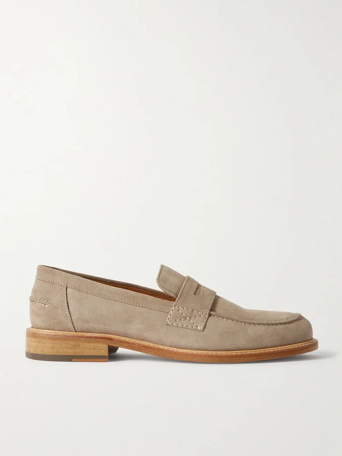 Scott Suede Penny Loafers