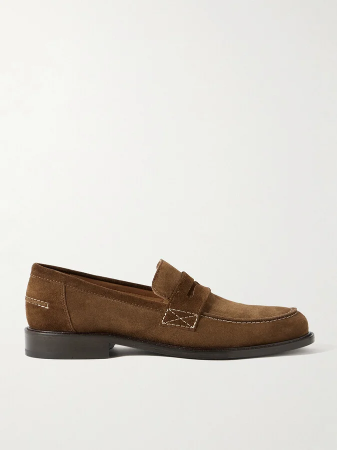Scott Suede Penny Loafers