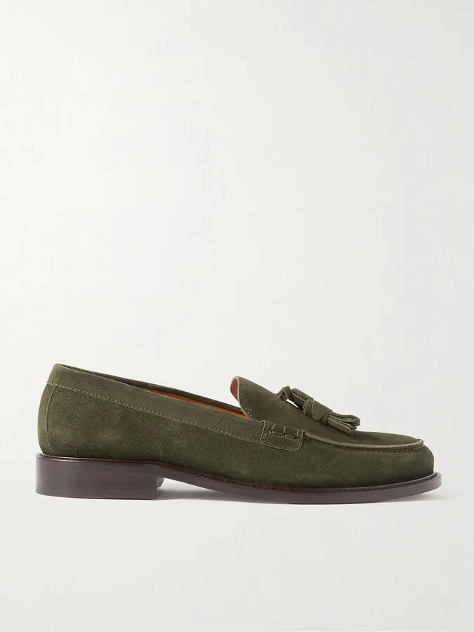 Scott Tasselled Suede Loafers