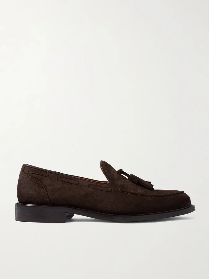 Scott Tasselled Suede Loafers