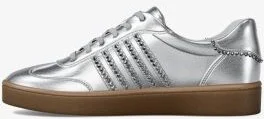 Scotty Embellished Metallic Leather Sneaker - Image 5