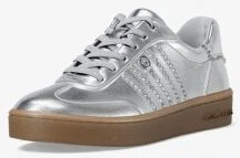 Scotty Embellished Metallic Leather Sneaker - Image 8