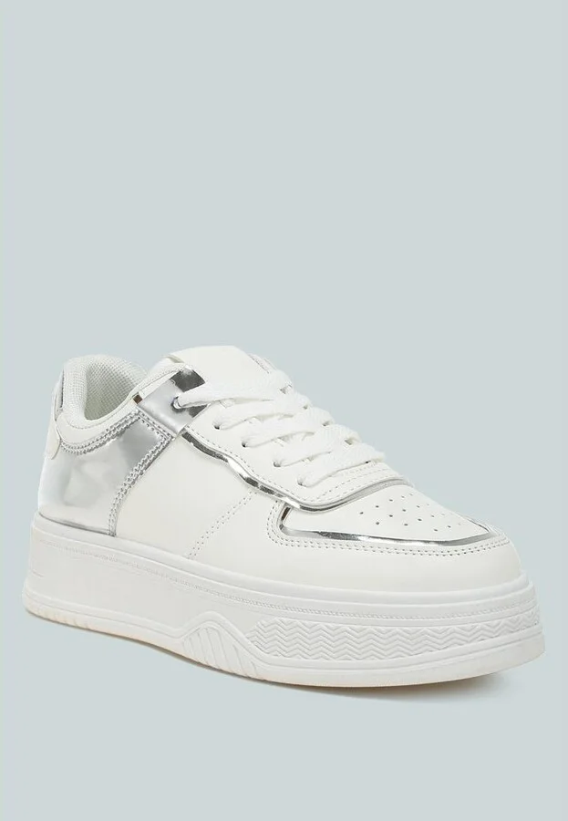 Scouts Metallic Paneling Platform Sneakers - Image 5