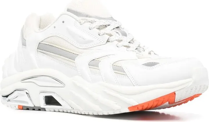 Scratch panelled lace-up sneakers - Image 2