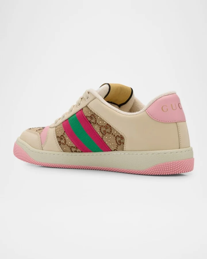 Screener GG Canvas Crystal Sneakers - Image 4