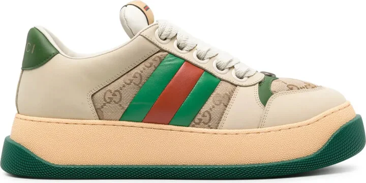 Screener leather sneakers